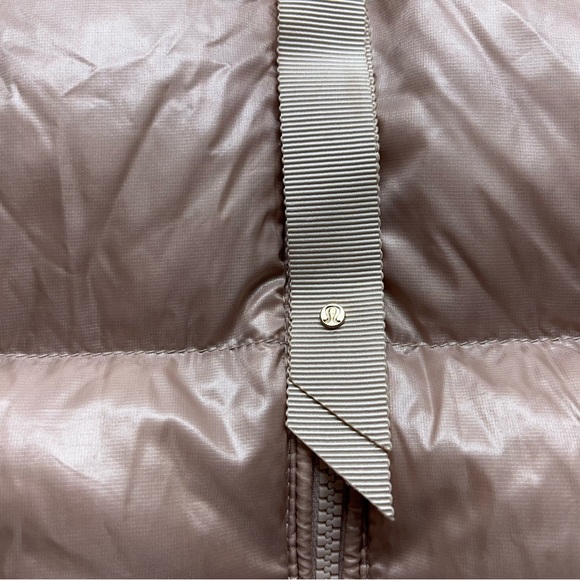 Lululemon Goose Down Puffer Jacket Womens Size 4 Fluffin Awesome Rose Gold Rare - Picture 6 of 15